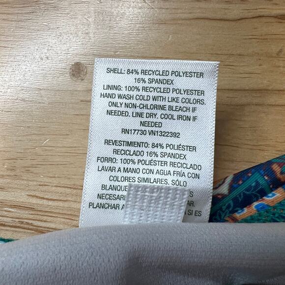 Wild Fable Women's Blue Patchwork Cheeky Bikini Bottom - Size XS - NWT - Picture 7 of 8